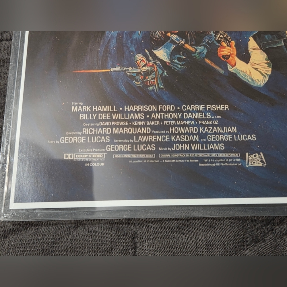 Star Wars Return Of The Jedi Mini Replica Movie Poster With Sleeve - Picture 2 of 5